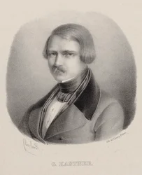Porträt des Komponisten Jean-Georges Kastner 1810-1867