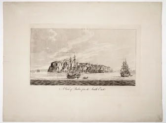 Ein Blick auf Quebec von Südosten, um 1781