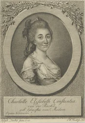 Porträt von Elisa von der Recke