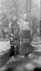 Black Elk und Sohn, Black Elk, Ogalalla Sioux, die in der Custer-Schlacht kämpften