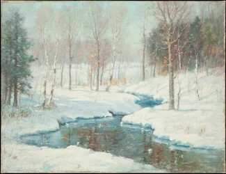 Schmelzender Schnee