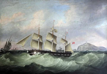 Die Charlotte vor dem Old Head of Kinsale
