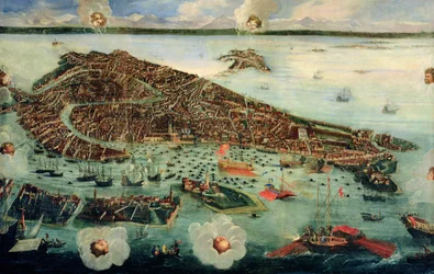 Vogelperspektive von Venedig