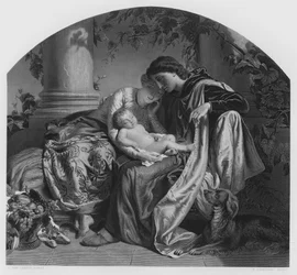 Der Erstgeborene, aus dem Bild in der Königlichen Sammlung