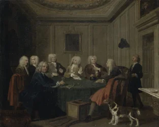 Ein Club von Gentlemen, ca. 1730