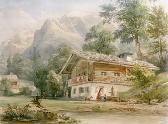 Bauernhaus am Königssee bei Berchtesgaden