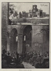 Wiedereröffnung der Kirkstall Abbey, Leeds