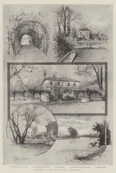Skizzen von Eel-Pie Island, Twickenham