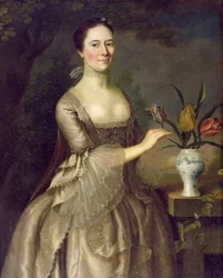 Porträt einer Frau (genannt Mrs. Davenport) ca. 1762