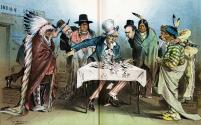 Unsere Indianerpolitik, ein Kartenhaus, 1881
