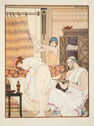 Ein Einlauf, Illustration aus „Die Werke des Hippokrates“, 1934