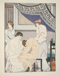 Chiropraktische Anpassung, Illustration aus 