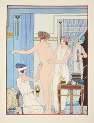 Medizinische Massage, Illustration aus „Die Werke des Hippokrates“, 1934