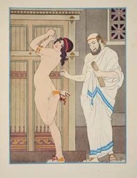 Jugendliche Späße, Illustration aus „Die Werke des Hippokrates“, 1934