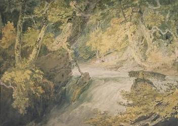 Ein Fluss in Hochwasser, ca. 1796