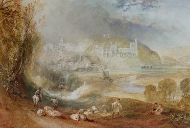 Arundel Castle und Stadt, ca. 1824