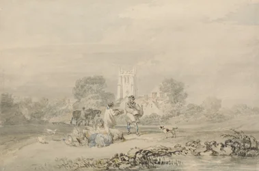 Herbstliche Aussaat des Getreides, c.1794