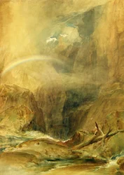 Teufelsbrücke, St. Gotthard-Pass, c.1804