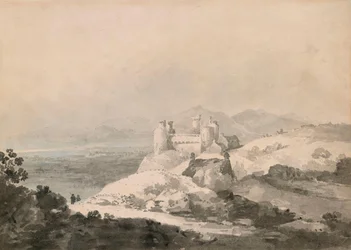Harlech Castle in Wales von Süden