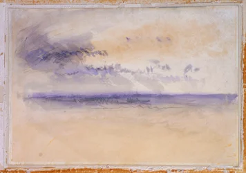 Vor der Küste: Meereslandschaft und Wolken