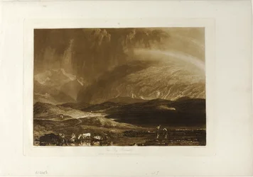 Torfmoor, Schottland, Tafel 45 aus Liber Studiorum