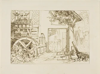Pembury Mill, Kent, Platte 12 aus Liber Studiorum