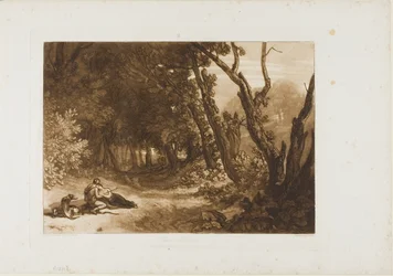 Procris und Cephalus, Platte 41 aus Liber Studiorum
