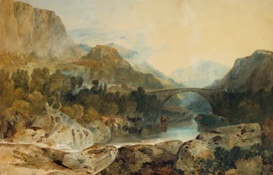 Rosthwaite-Brücke, Borrowdale, ca. 1802