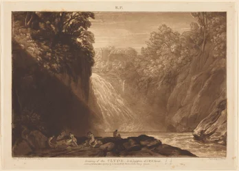 Der Wasserfall des Clyde