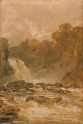 Der Wasserfall des Clyde