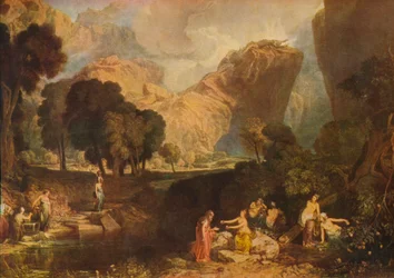 Die Göttin der Zwietracht wählt den Apfel des Streits im Garten der Hesperiden, 1806