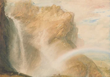 Oberer Fall des Reichenbachs: Regenbogen
