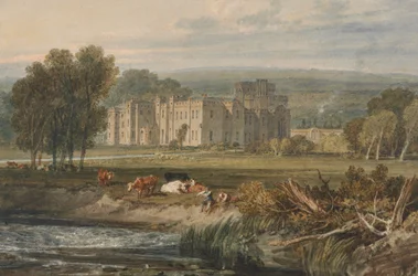 Ansicht von Hampton Court, Herefordshire, von Südosten