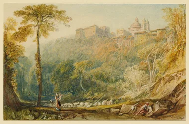 Ansicht von La Riccia (Ariccia)