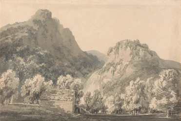 Der Wasserfall von Lodore, Cumberland