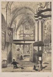 Architektur des Mittelalters: In der Kathedrale, Brügge