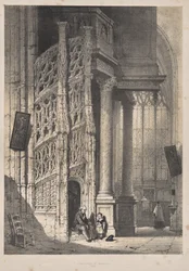 Architektur des Mittelalters: Treppe, St. Maclou, Rouen