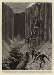 Die Entlastung von Chitral, Brigade von Oberst Kelly überquert den Nisa Gol Nullah