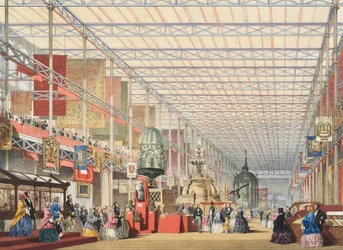 Ansicht der Großen Ausstellung von 1851: Britisches Schiff, 1854