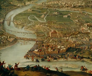 Krieg der Spanischen Erbfolge: Prinz Eugen von Savoyen befreit Turin, Italien, von der Belagerung durch französische Truppen