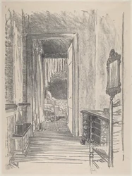 Flur zum Schlafzimmer, Stenton, 1912