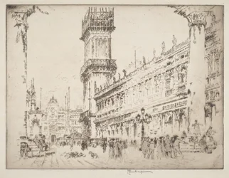Wiederaufbau des Campanile, Venedig, Nr. II