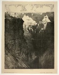 Sonnenuntergangsstädte im Grand Canyon