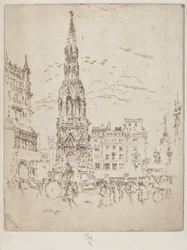 Das Elinor-Kreuz, vor dem Bahnhof Charing Cross