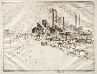 Der große Main, in der Nähe von Sheffield