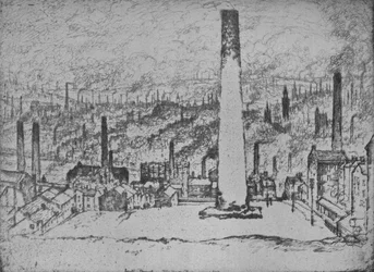 Der Große Schornstein, Bradford, 1909