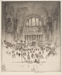 Die Marmorsaal, Pennsylvania Station, New York