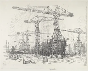 Die alte Werft, 1916