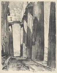 Der Portikus des Parthenon