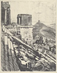 Der Tempel der Nike, Athen, 1913